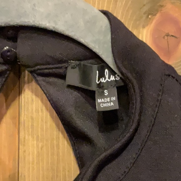 Lulus Splendor Black Backless Ruffle Bodycon Size Small - Picture 6 of 6